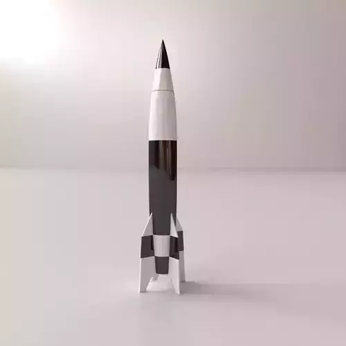 V2 Rocket 3D model
