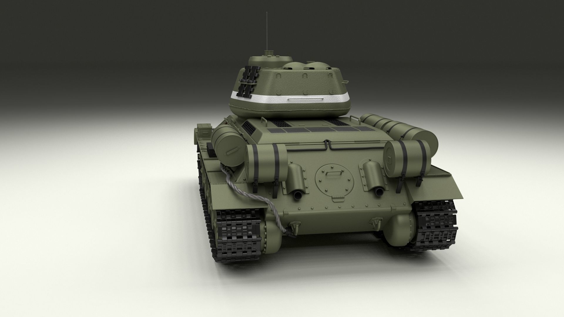 T34-85 Tiger Tank Late Pack with Interior 3D model_30