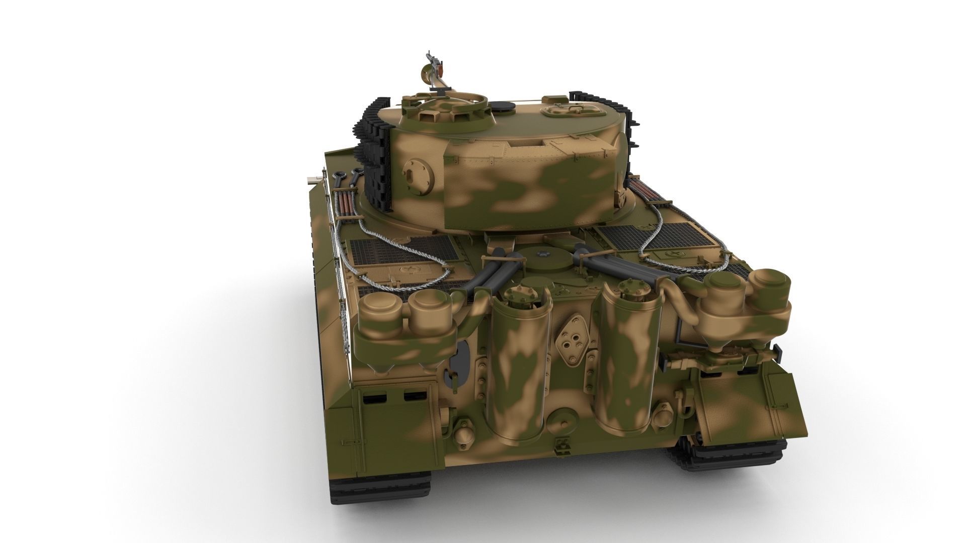 T34-85 Tiger Tank Late Pack with Interior 3D model_32