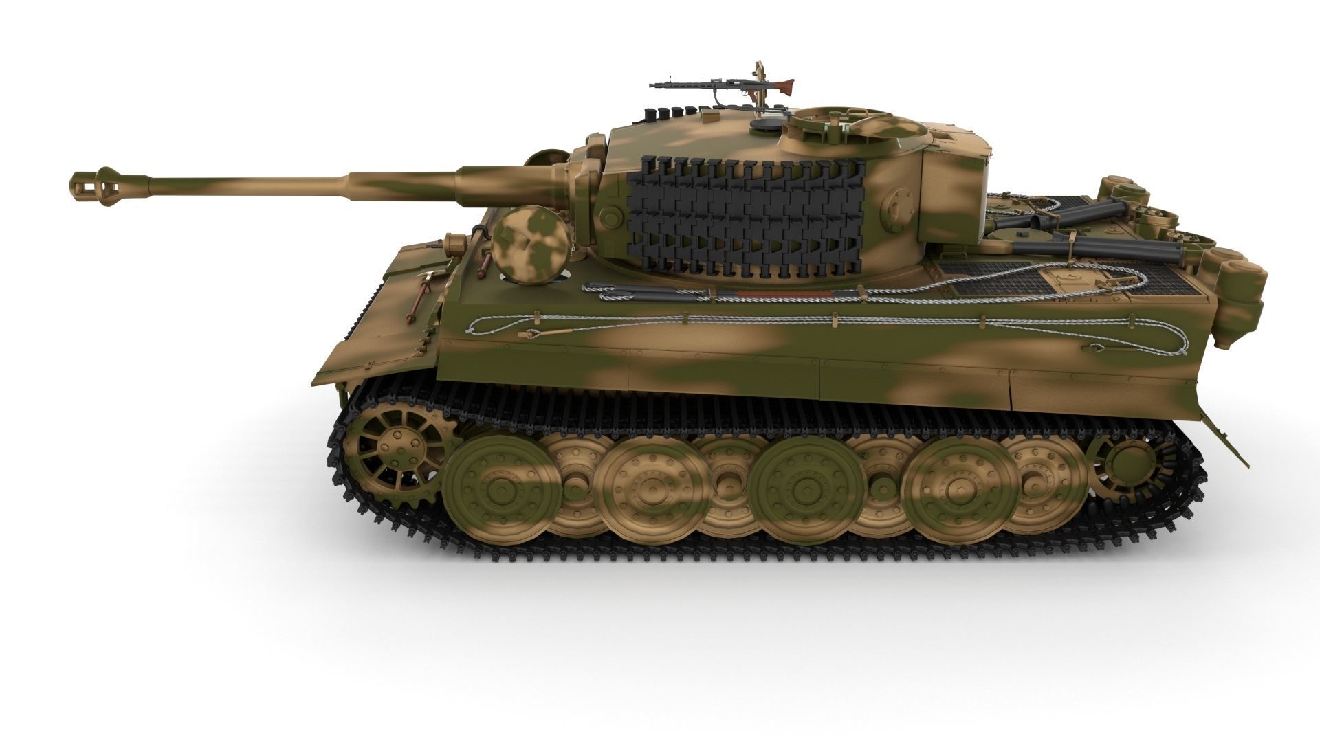 T34-85 Tiger Tank Late Pack with Interior 3D model_72