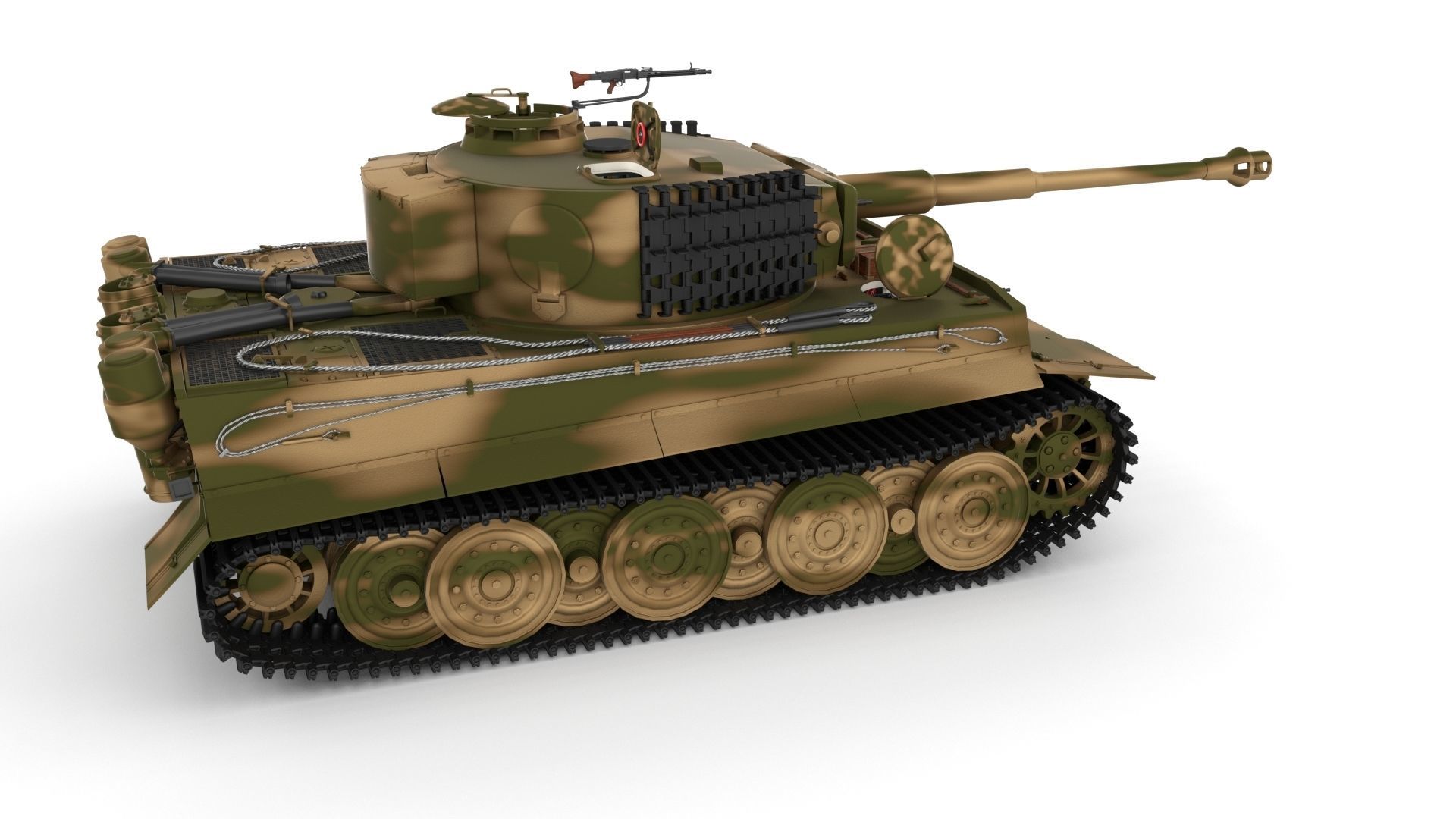T34-85 Tiger Tank Late Pack with Interior 3D model_74