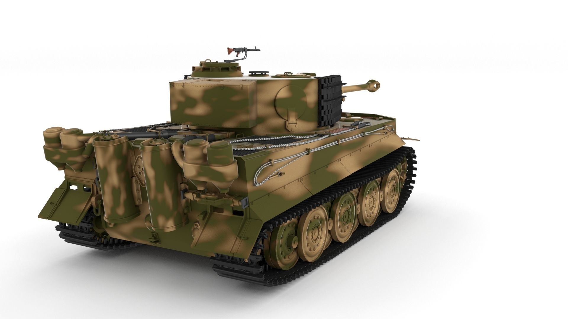 T34-85 Tiger Tank Late Pack with Interior 3D model_28