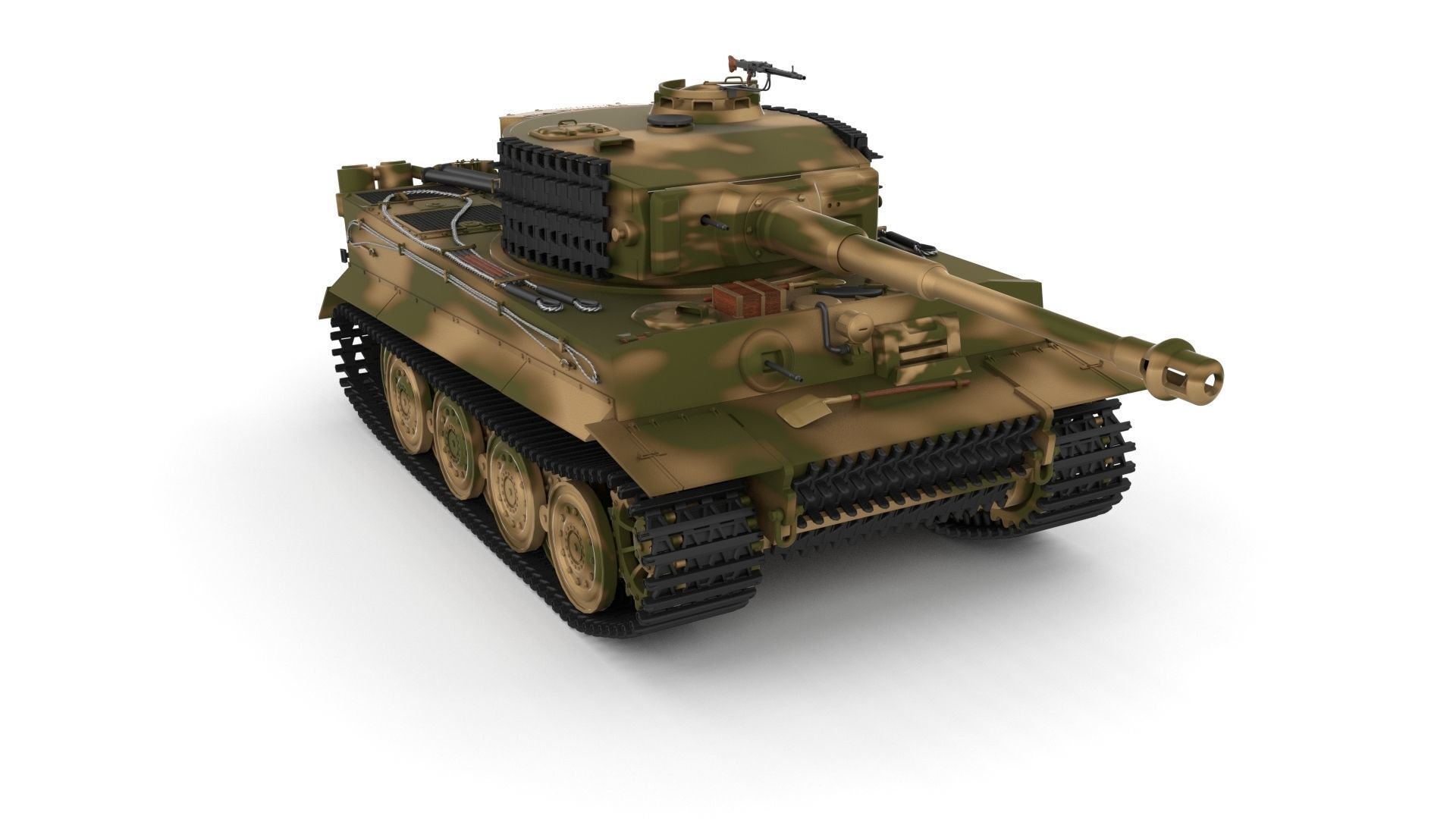 T34-85 Tiger Tank Late Pack with Interior 3D model_33