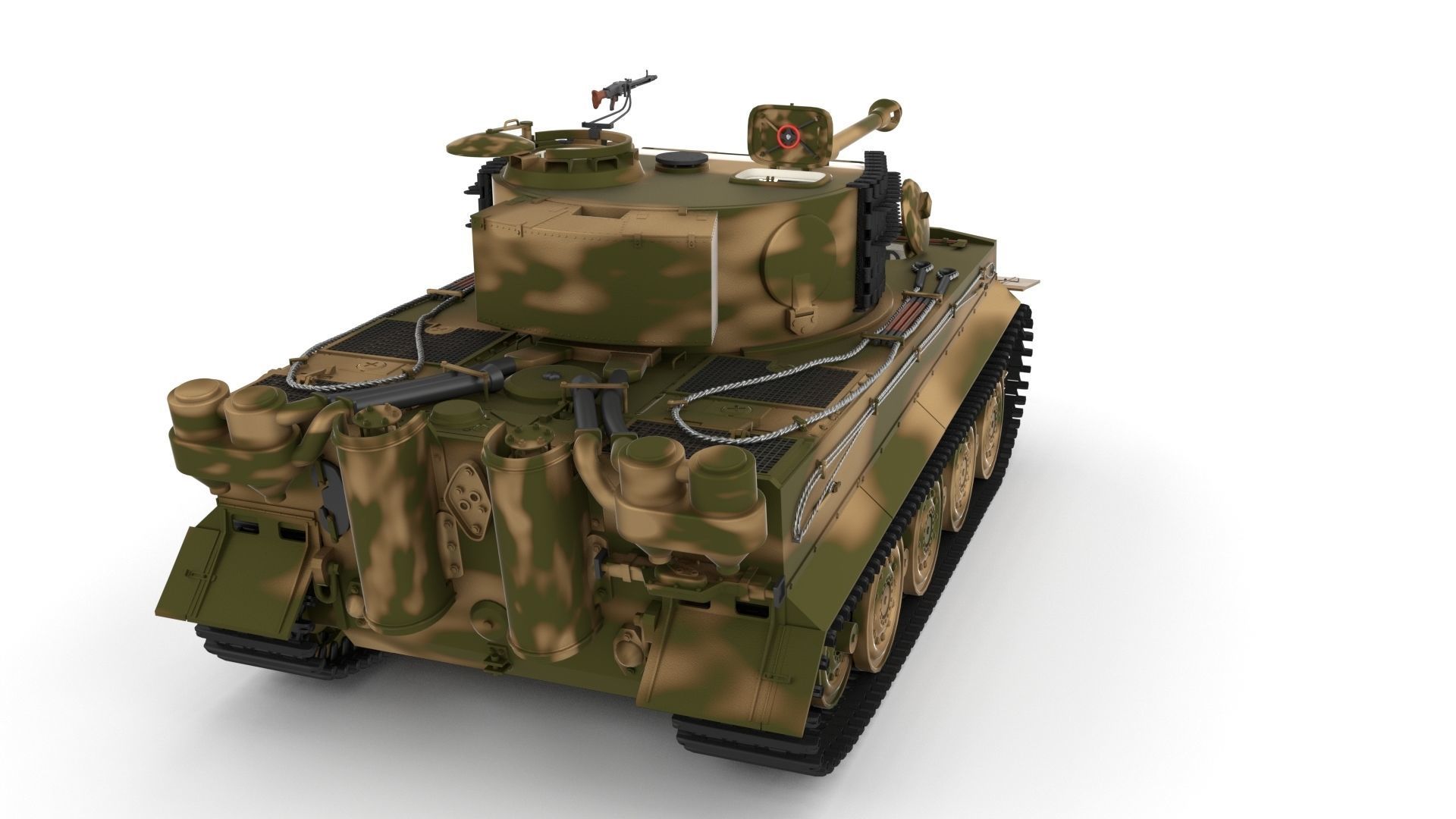 T34-85 Tiger Tank Late Pack with Interior 3D model_73