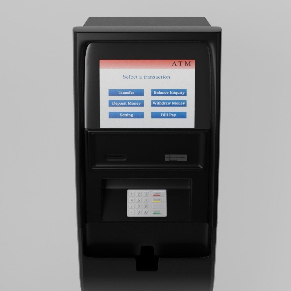 ATM Machine 3D model_1