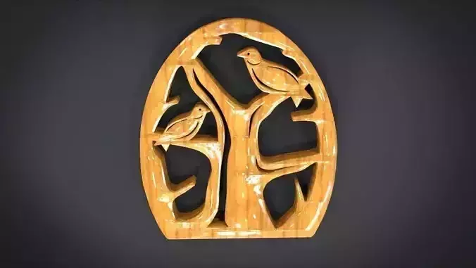 Ornament 2 bird Furniture