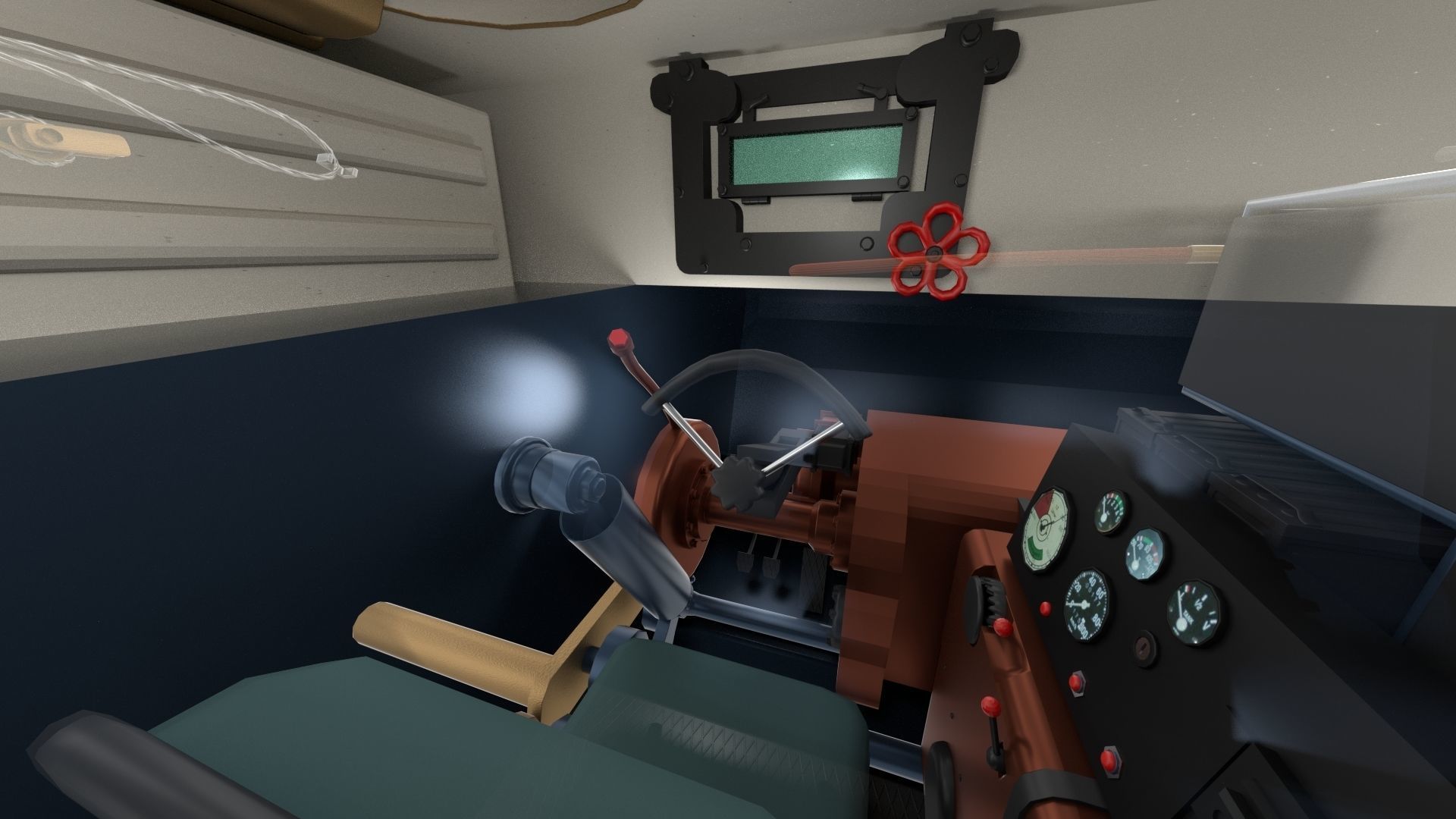 T34-85 Tiger Tank Late Pack with Interior and Engine Bay 3D model_20