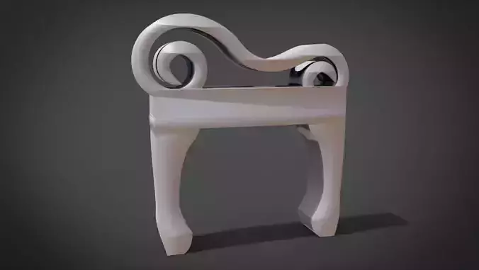 Simple Chair legs Ornament 3D print model