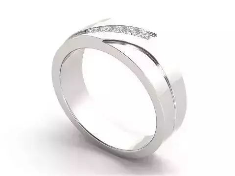 Wedding Band -7 3D print model