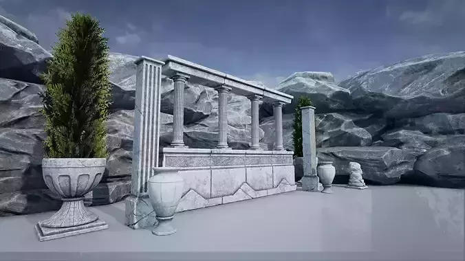 Game Art  Roman Asset Pack