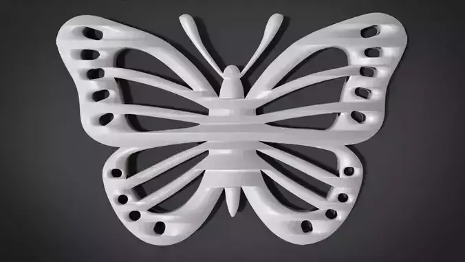 Butterfly Ornament 3D print model