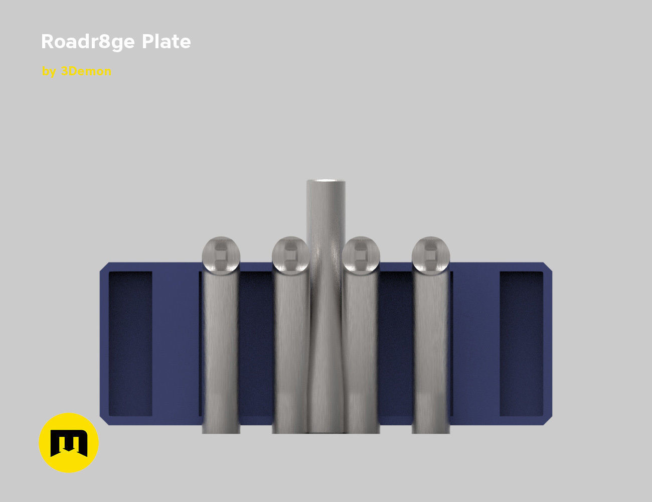 Roadr8ge Plate 3D print model 3D print model_3