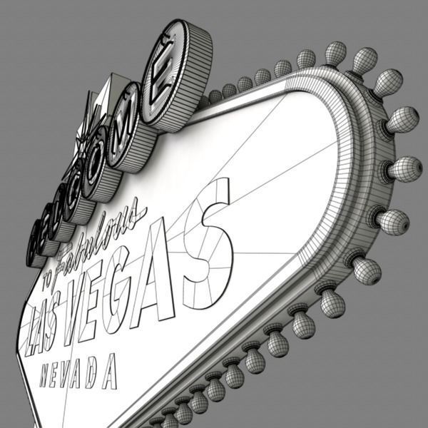 Las Vegas Sign 3D model_19