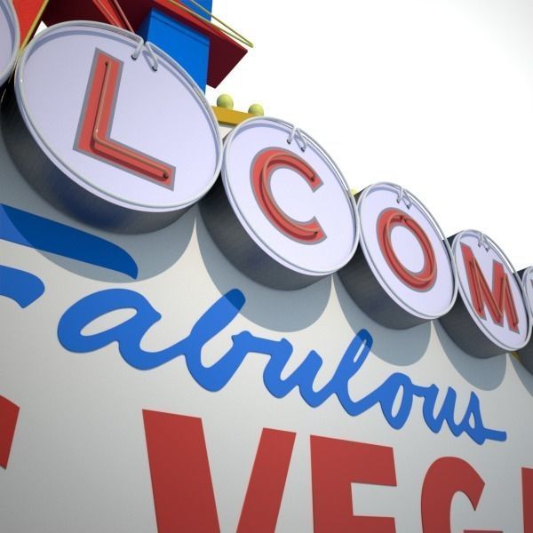 Las Vegas Sign 3D model_8
