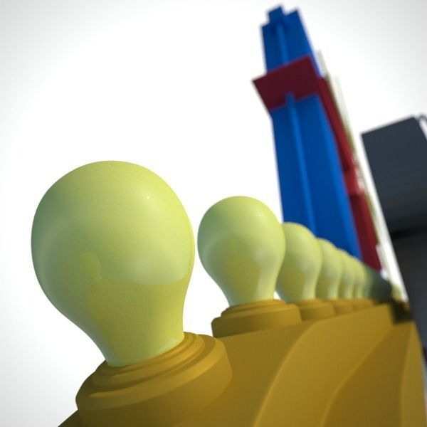 Las Vegas Sign 3D model_6