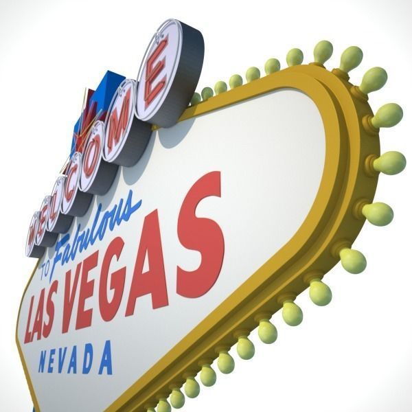 Las Vegas Sign 3D model_4