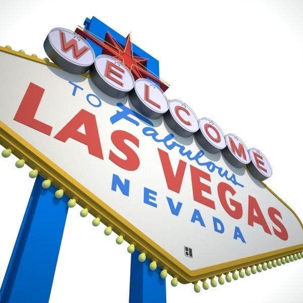 Las Vegas Sign 3D model_3