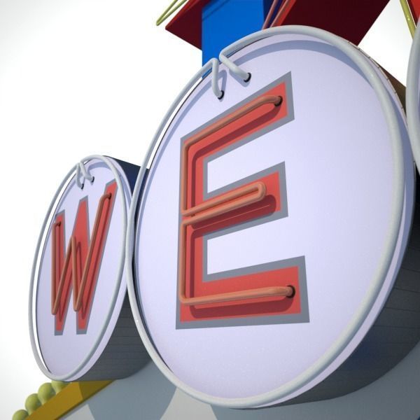 Las Vegas Sign 3D model_7