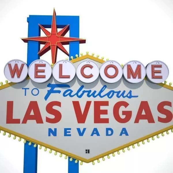 Las Vegas Sign 3D model_0