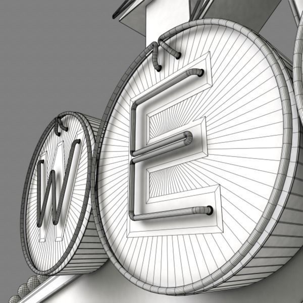 Las Vegas Sign 3D model_14