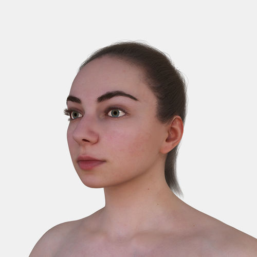 Woman Low-poly 3D model