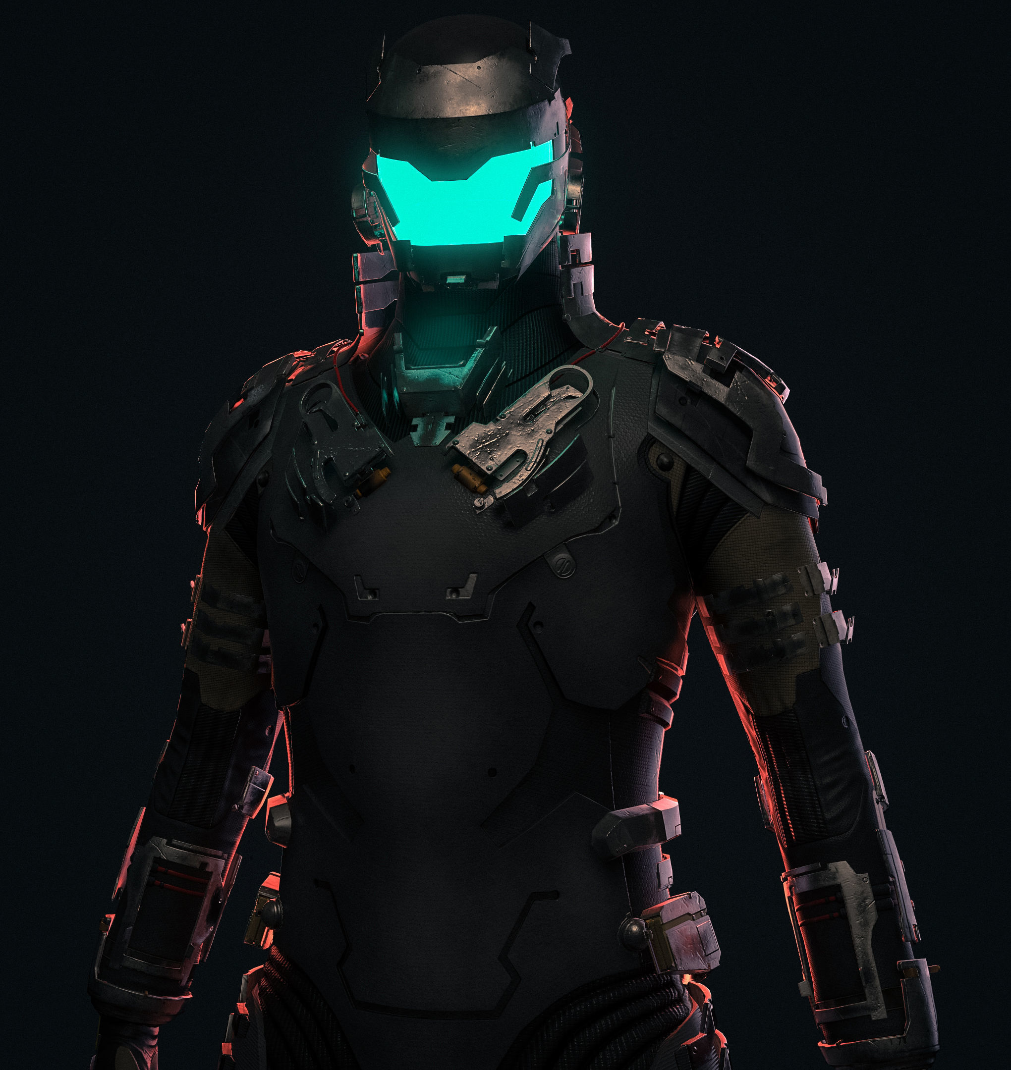 Dead Space Rig Low-poly 3D model_5