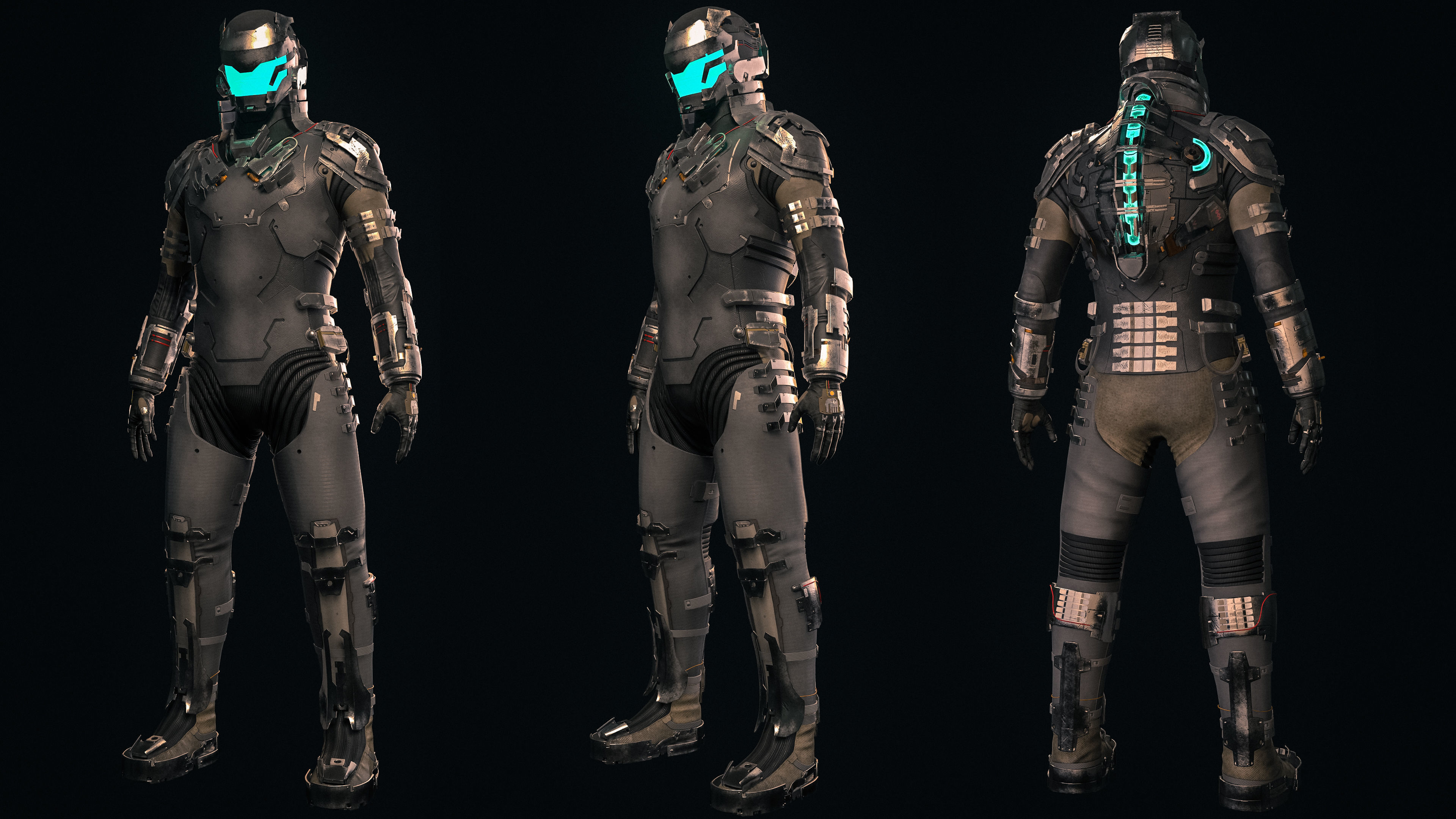Dead Space Rig Low-poly 3D model_2