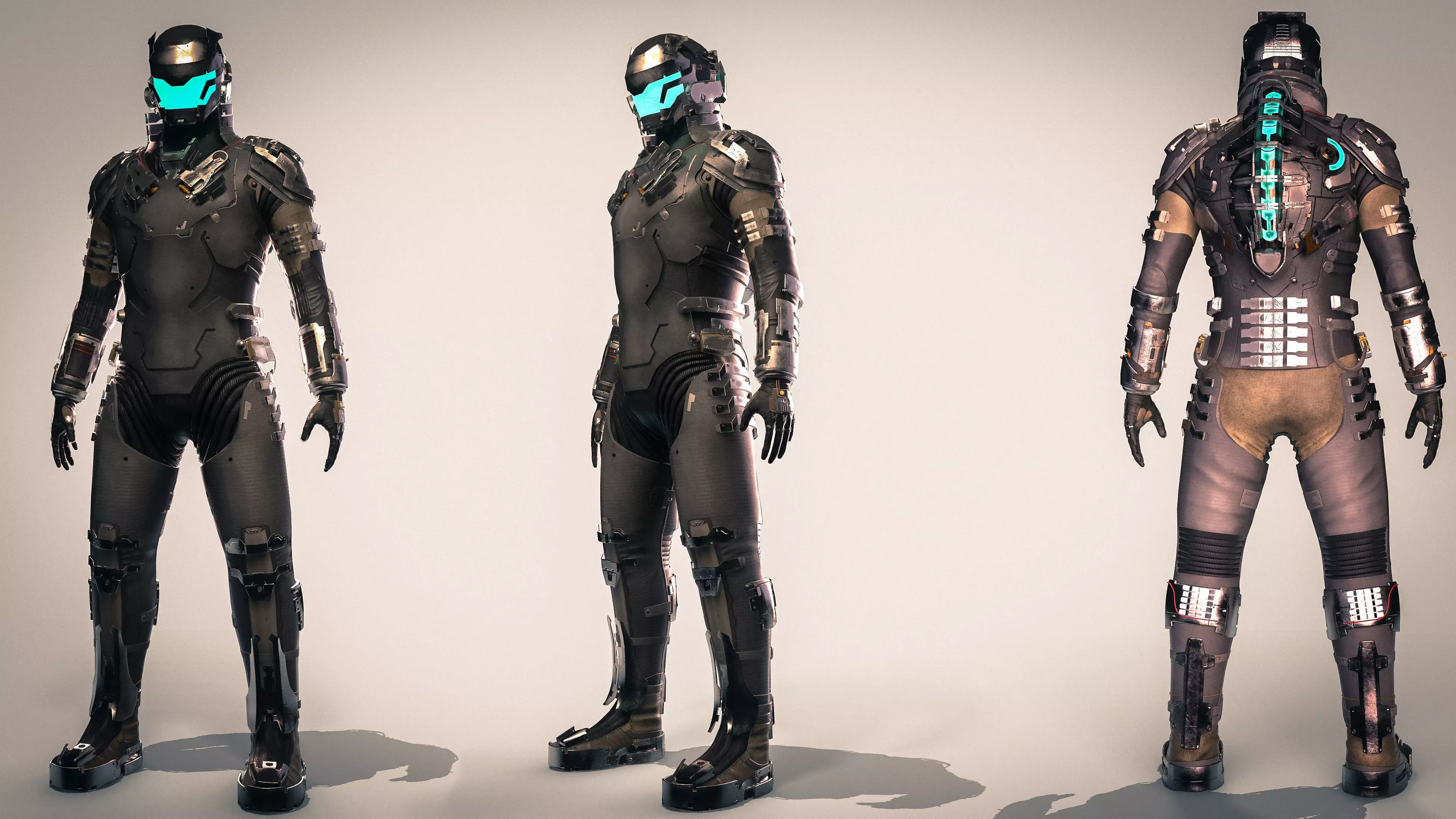 Dead Space Rig Low-poly 3D model_0