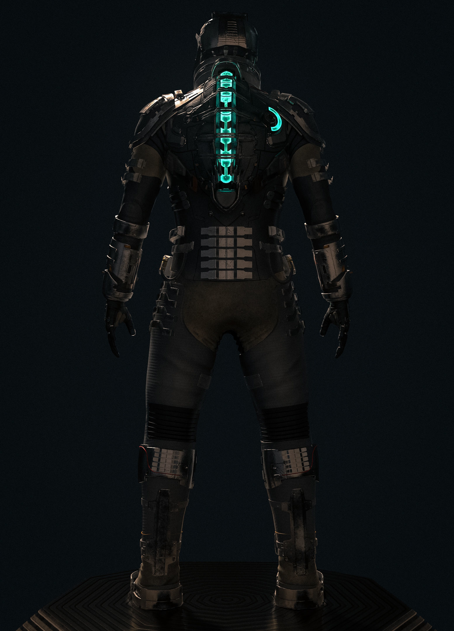Dead Space Rig Low-poly 3D model_4