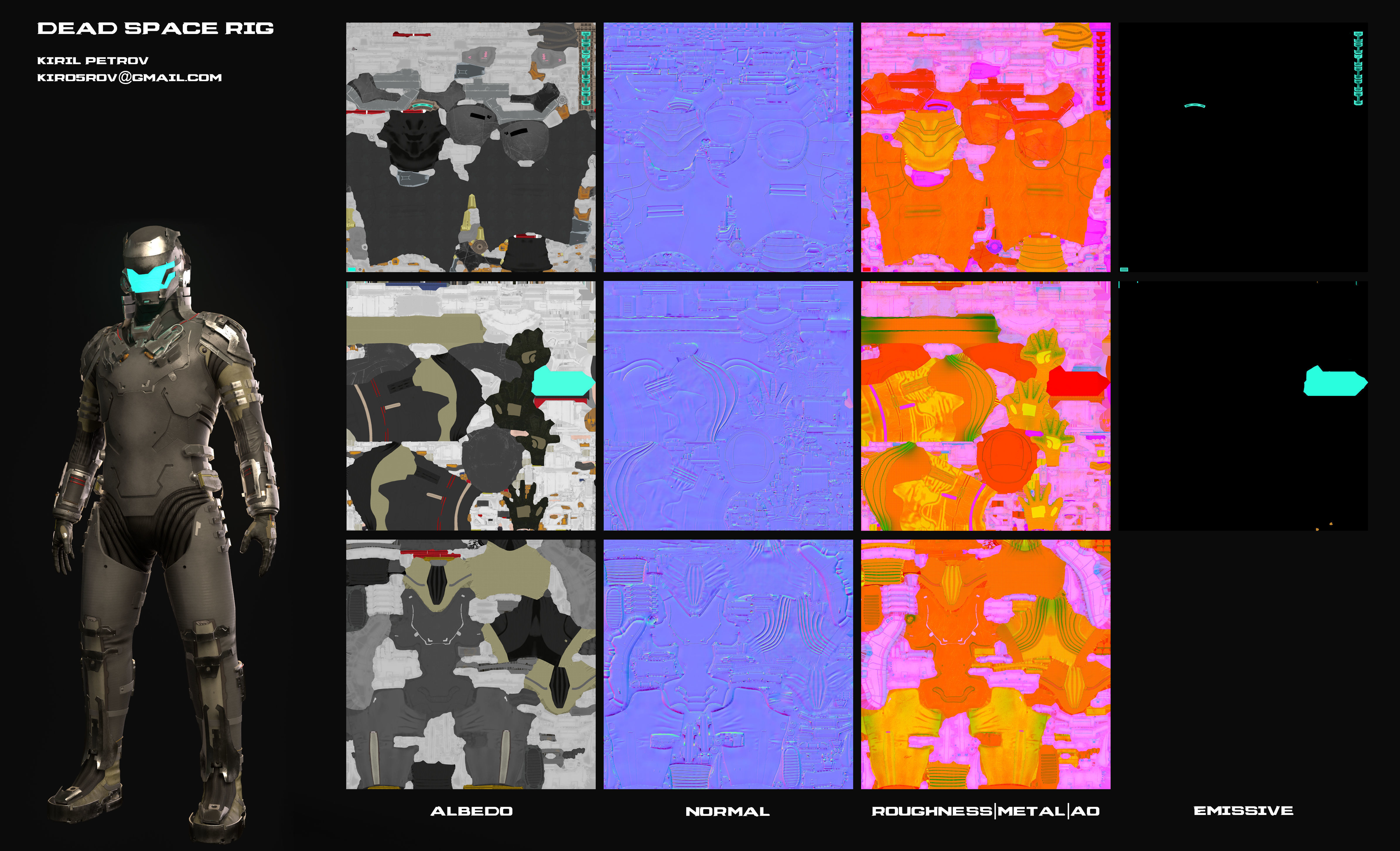 Dead Space Rig Low-poly 3D model_7