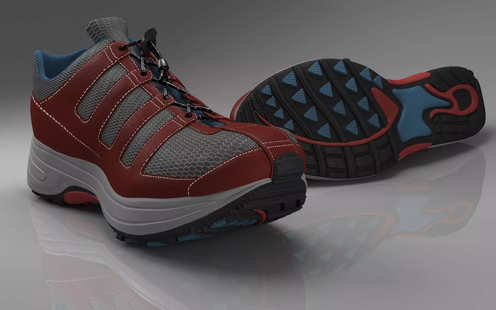 Running Shoe 3D model_0