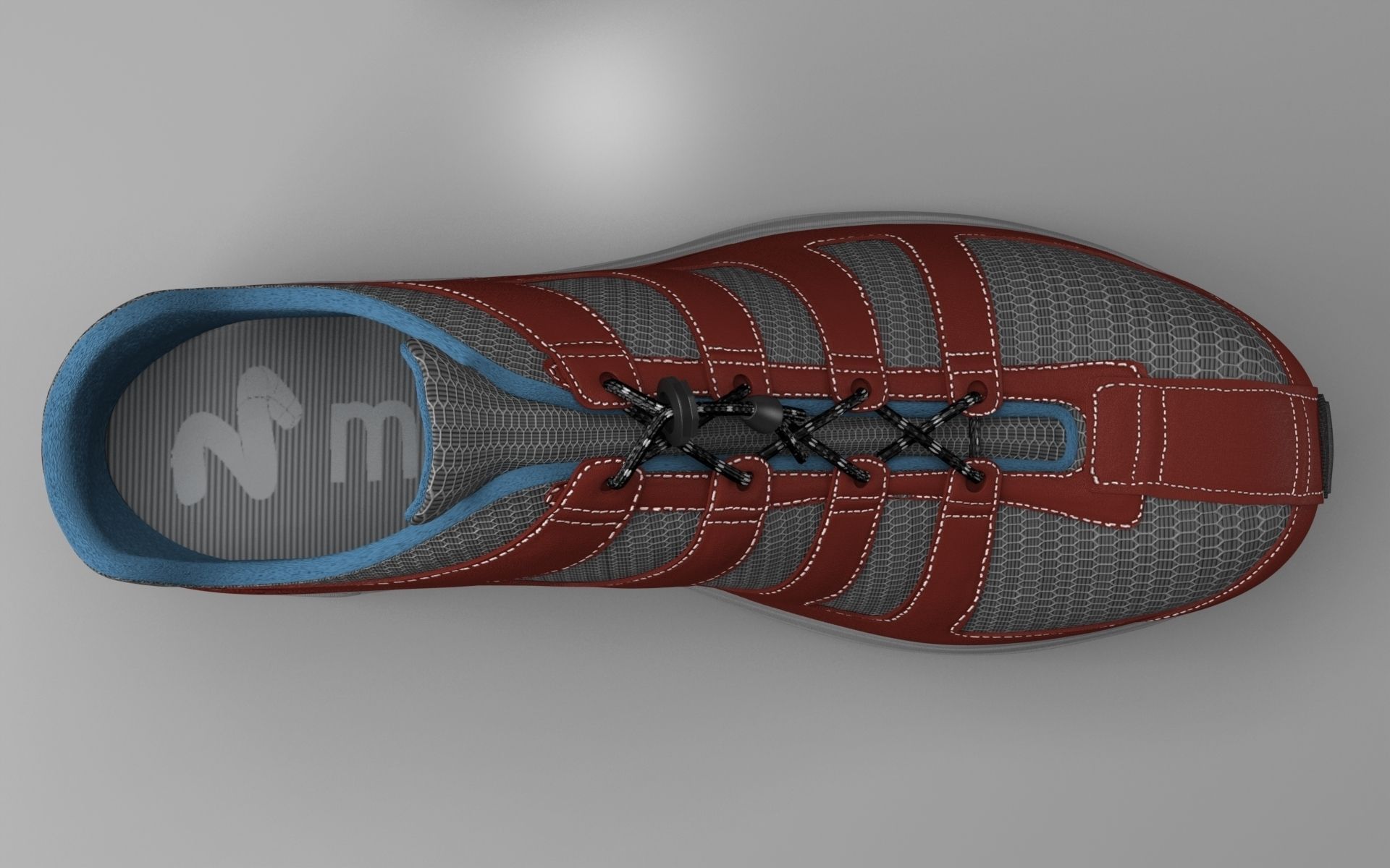 Running Shoe 3D model_5