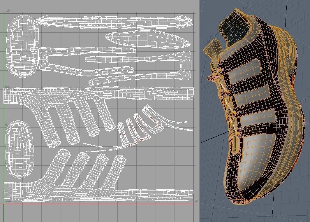 Running Shoe 3D model_7