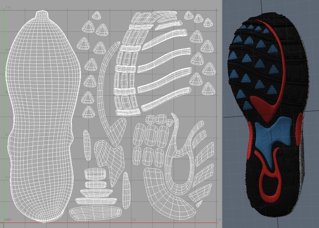 Running Shoe 3D model_6