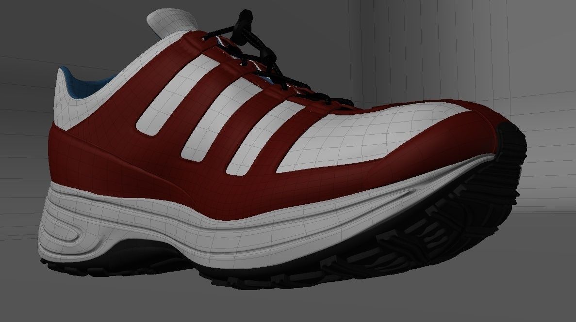 Running Shoe 3D model_2