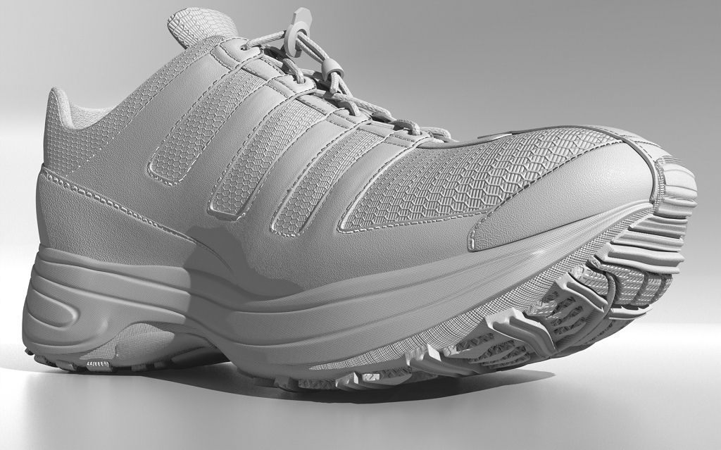 Running Shoe 3D model_13