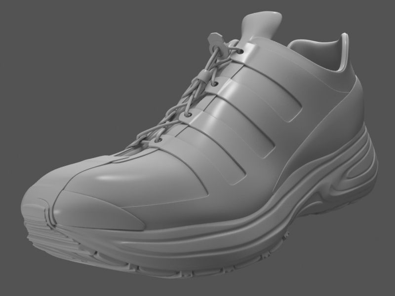 Running Shoe 3D model_11