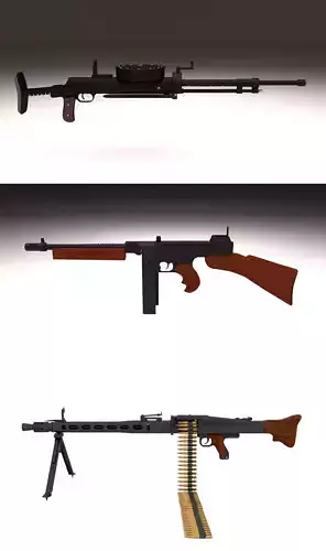 WW2 Machine Gun Pack