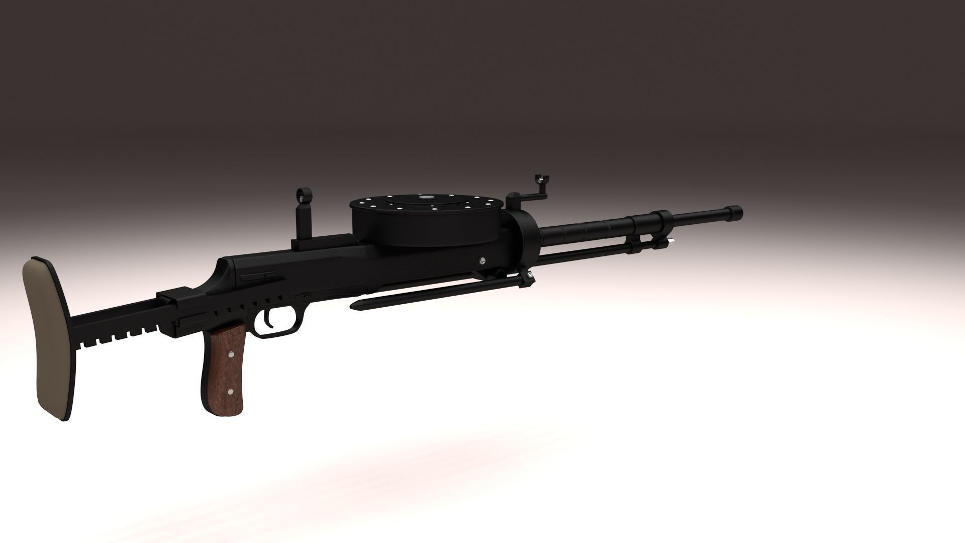 WW2 Machine Gun Pack 3D model_3