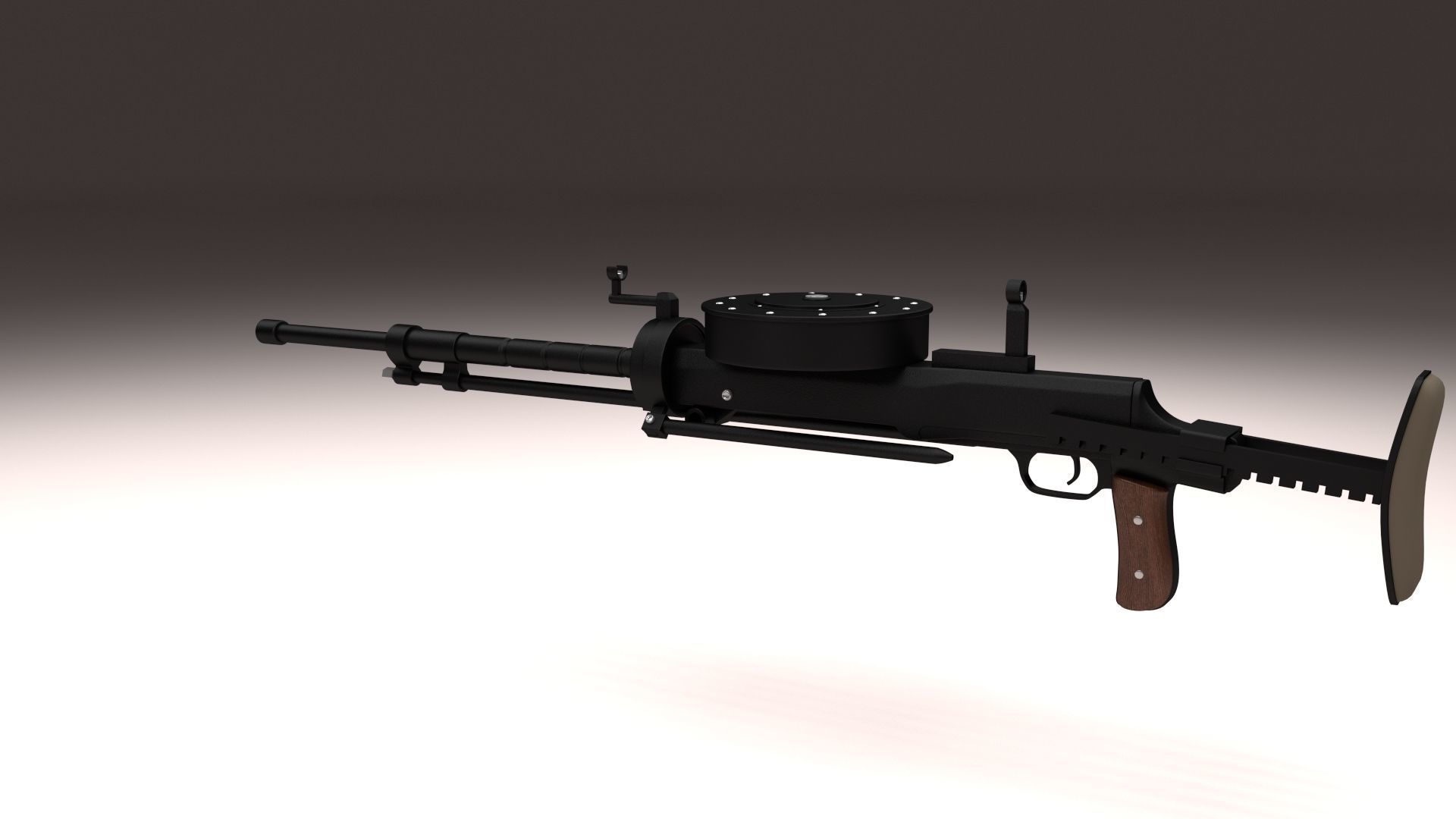 WW2 Machine Gun Pack 3D model_25