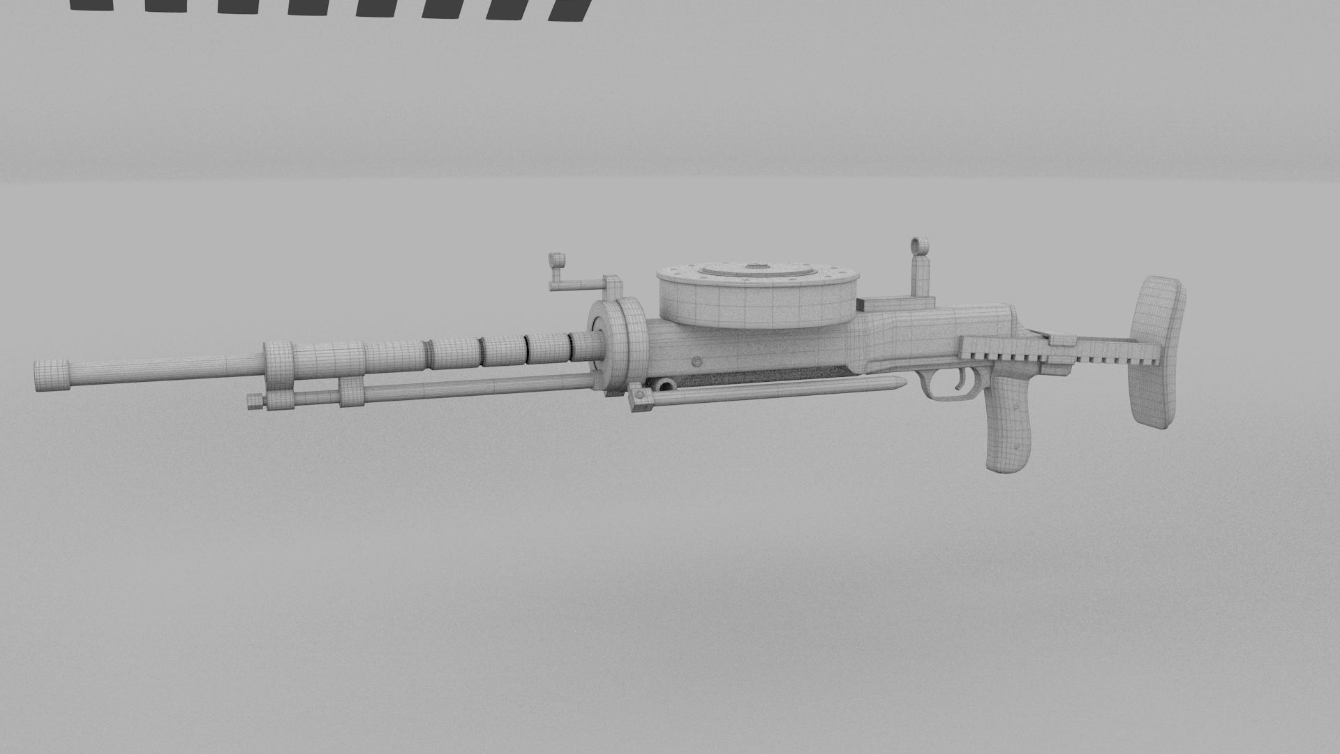 WW2 Machine Gun Pack 3D model_6