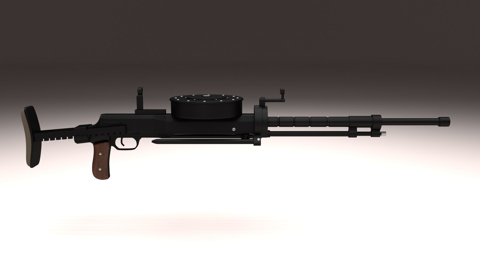 WW2 Machine Gun Pack 3D model_20