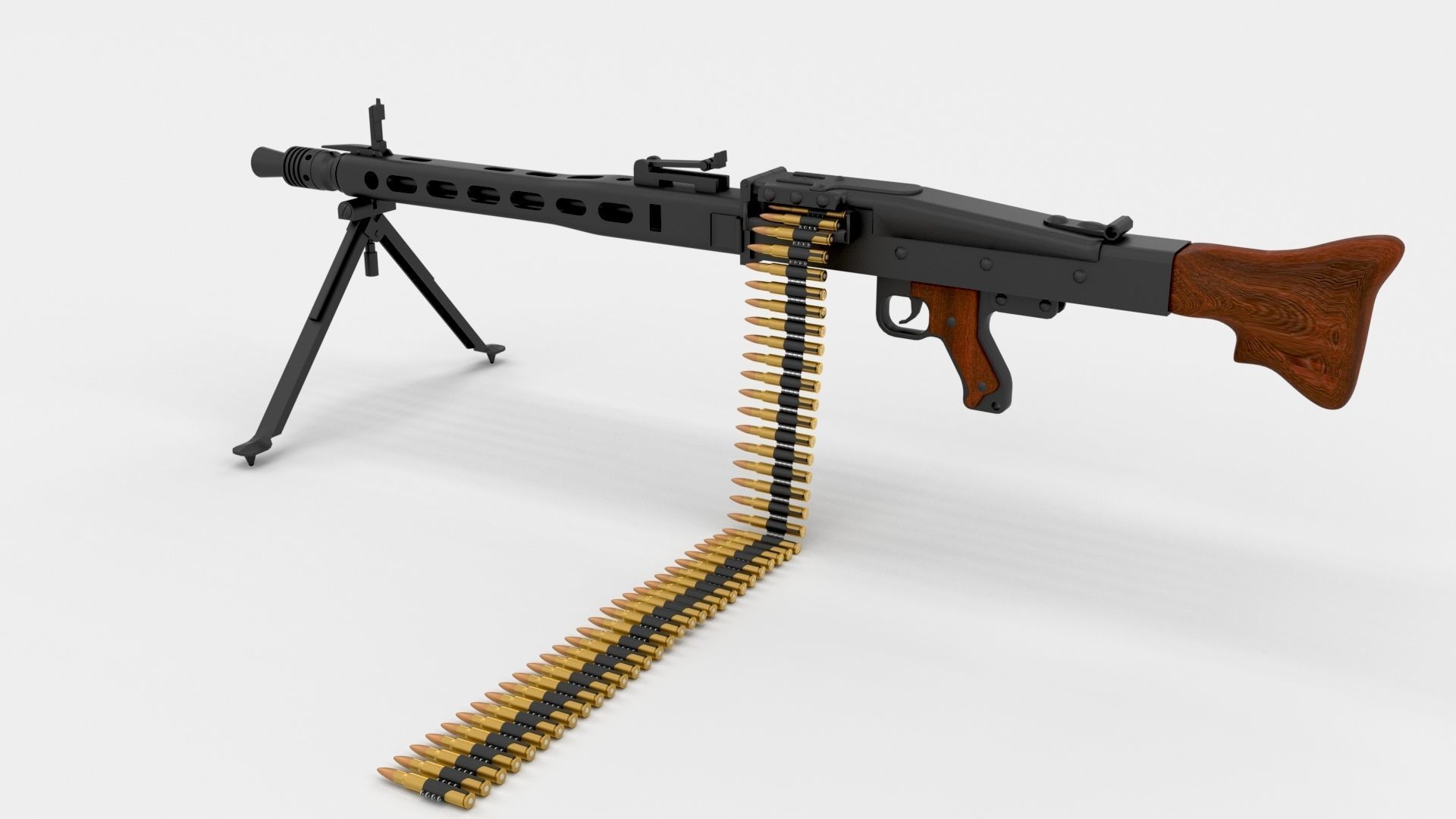 WW2 Machine Gun Pack 3D model_17