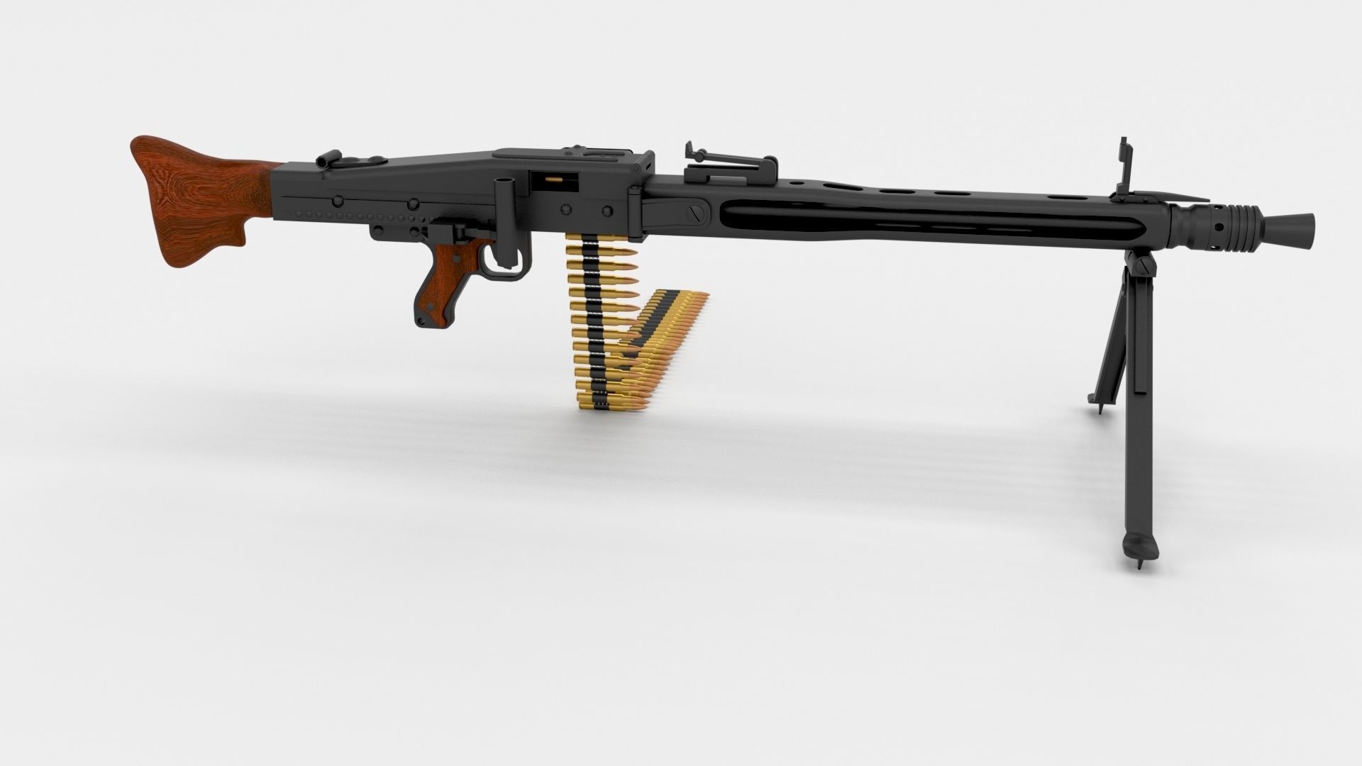 WW2 Machine Gun Pack 3D model_19