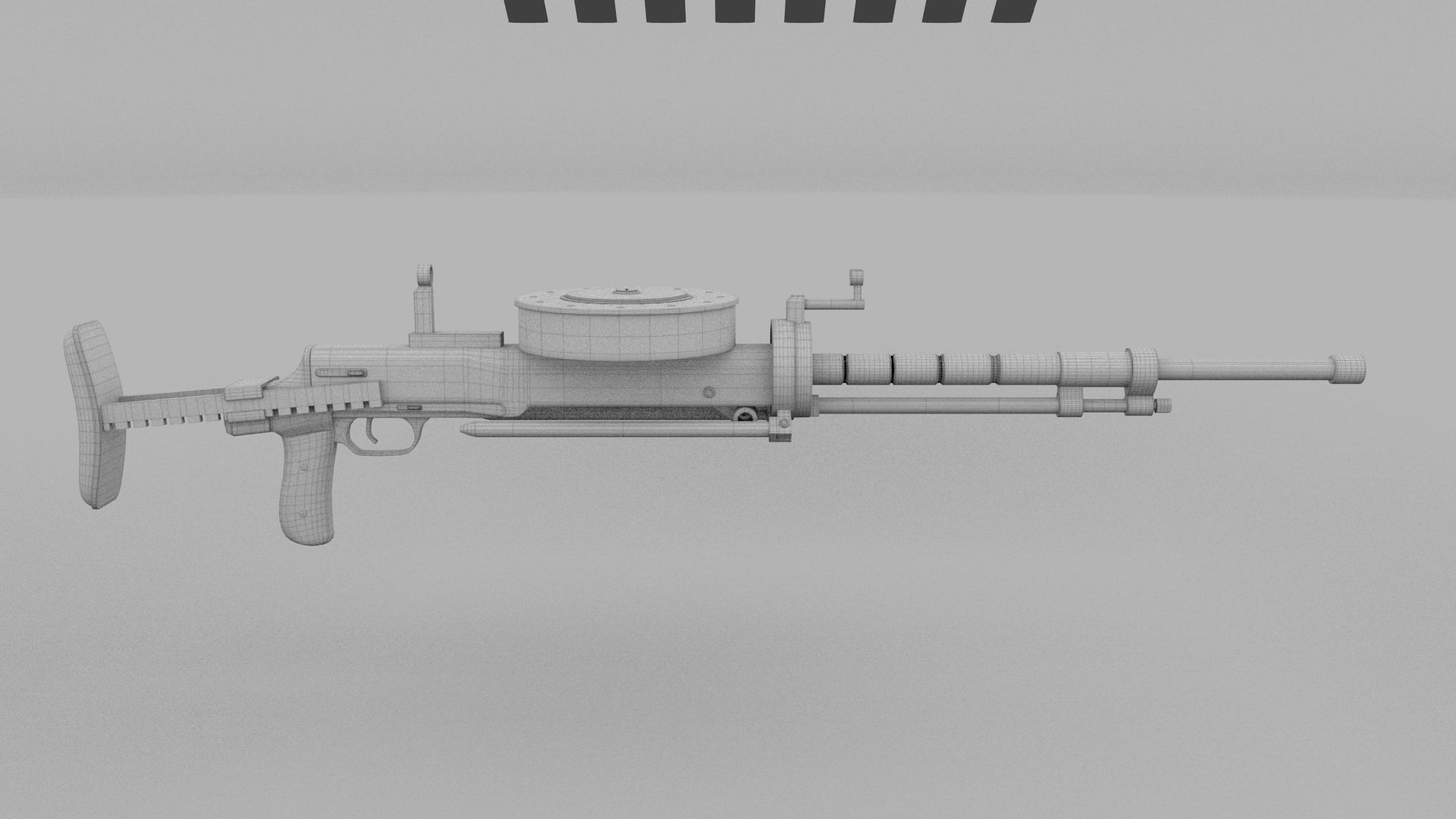 WW2 Machine Gun Pack 3D model_4