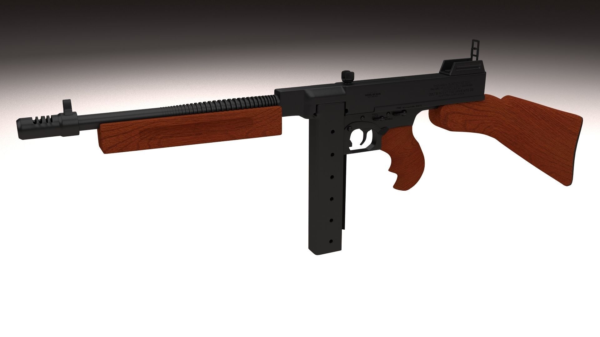 WW2 Machine Gun Pack 3D model_7