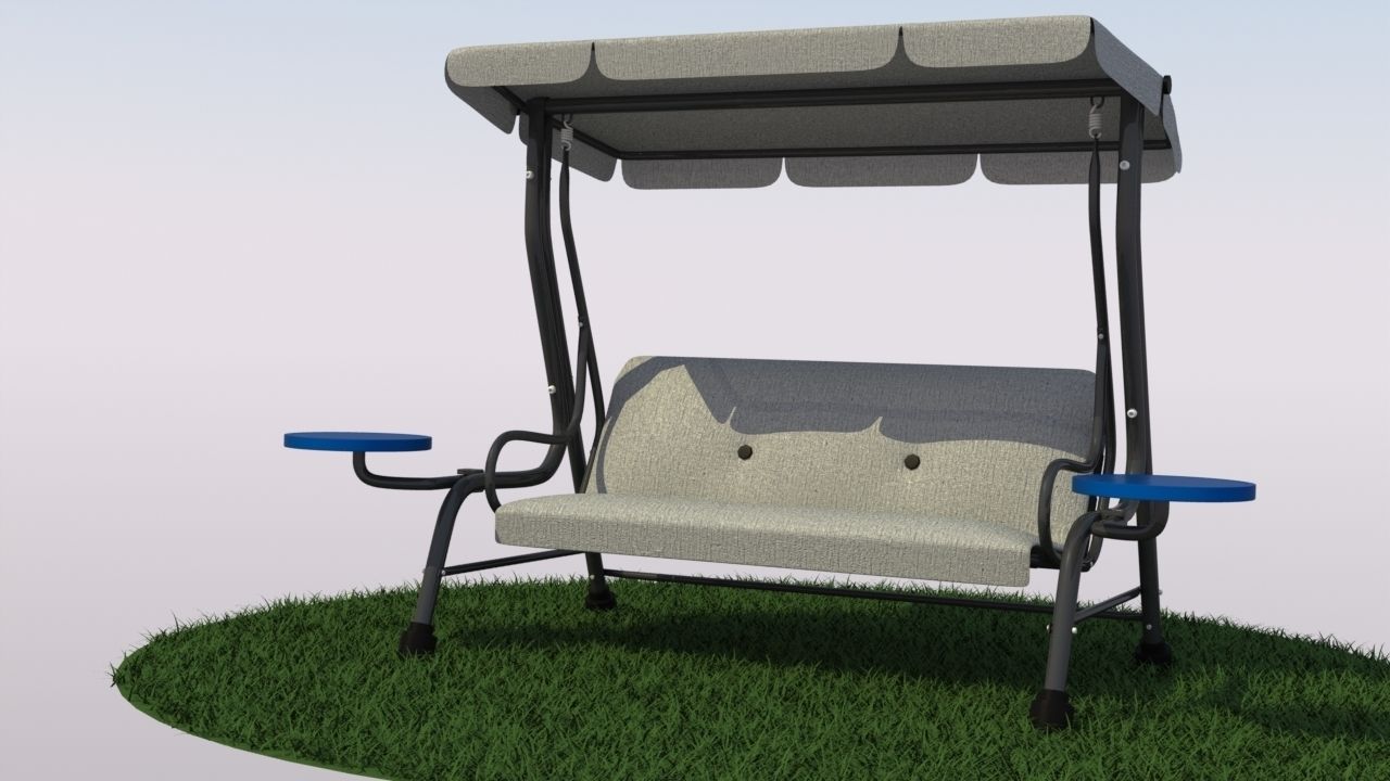 Patio Swing 3D model_10