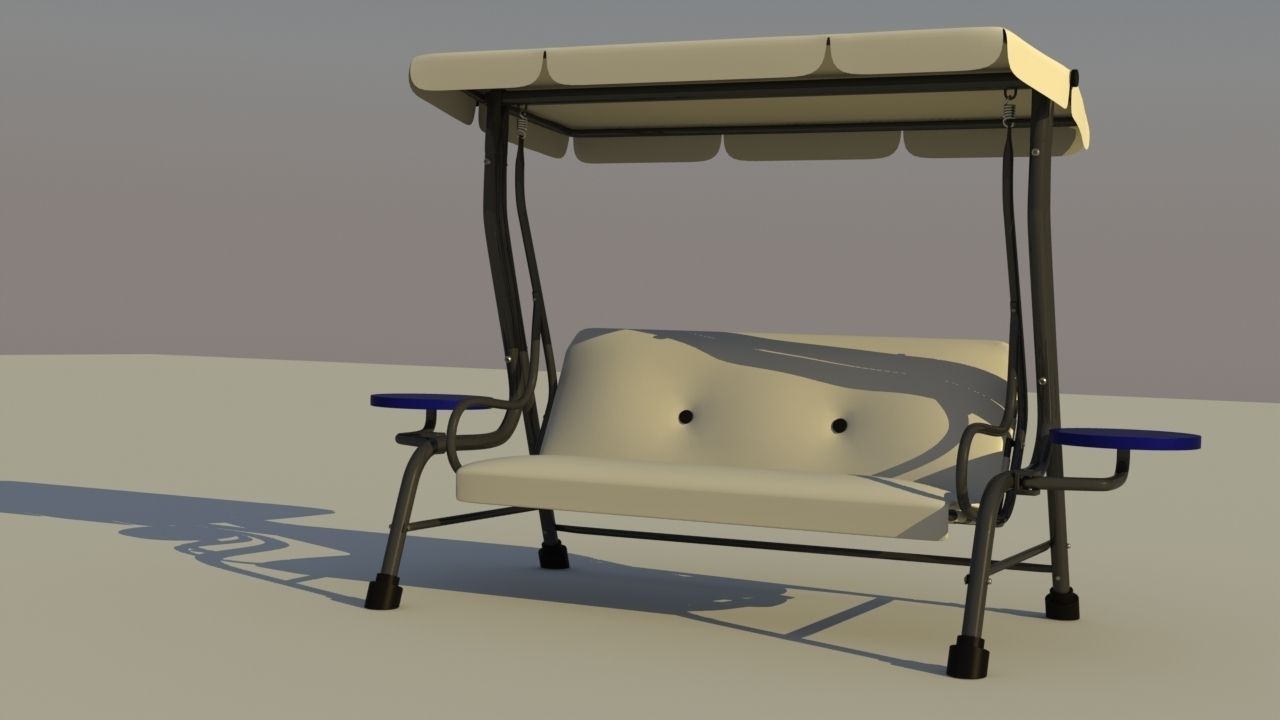 Patio Swing 3D model_15