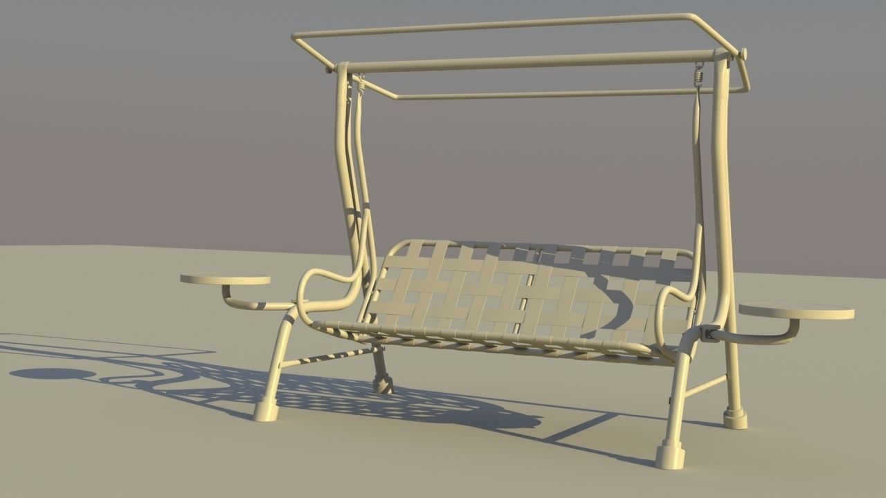 Patio Swing 3D model_18