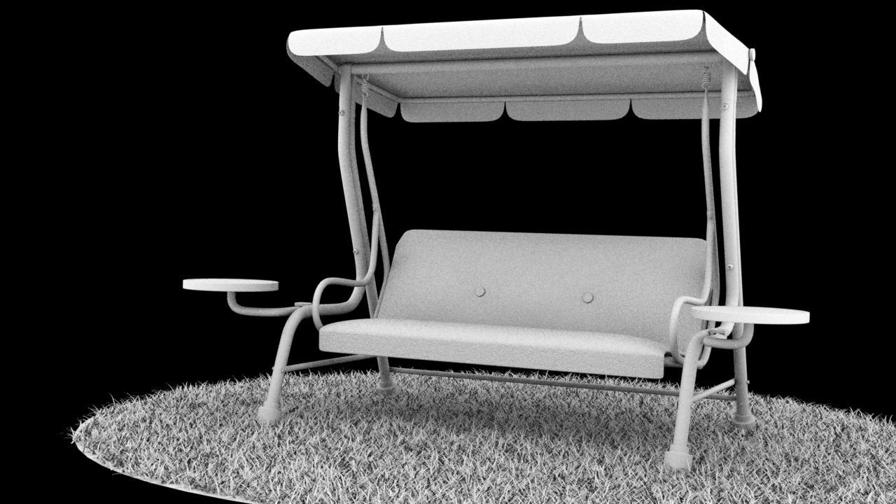 Patio Swing 3D model_9